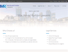 Tablet Screenshot of mrlegal.com.au